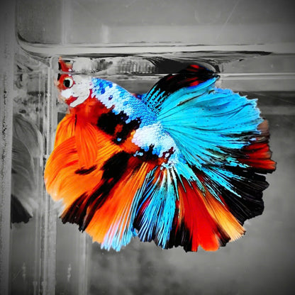 Koi Nemo Halfmoon Male Betta Fish | Buy 4 Get 1 Free | Mystery Betta